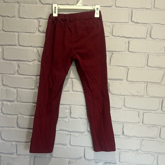 NWOT Place Deep Red Trousers size 8 - Picture 3 of 6